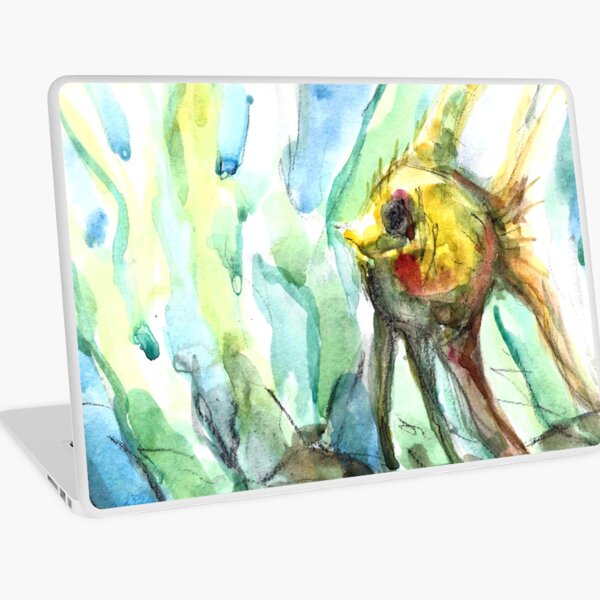 Swimming Like Fish - Curious Laptop Skin