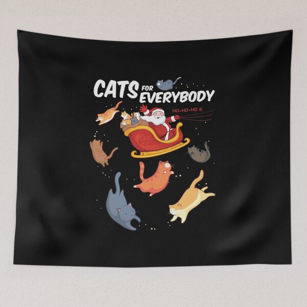 Item preview, Cats for everyone funny Chirstmas Cat  designed and sold by TeeDoozy.