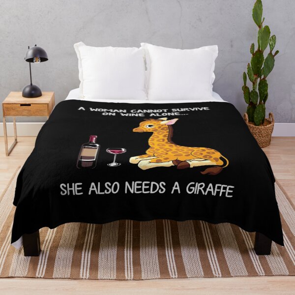 Item preview, Funny Giraffe and wine  designed and sold by TeeDoozy.