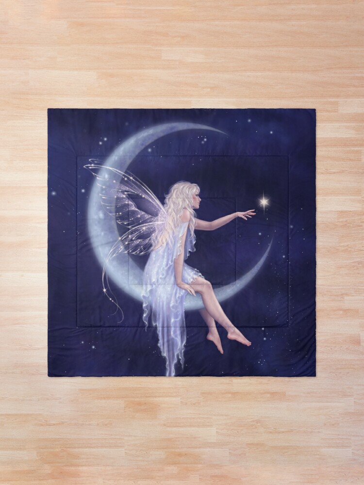 Alternate view of Birth of a Star Moon Fairy Comforter