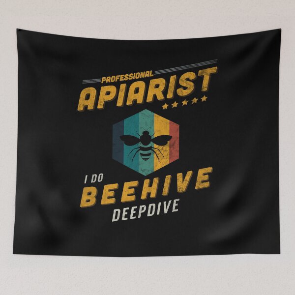 Item preview, Beekeeper Apiarist Retro Bees 80s designed and sold by SphereZones.