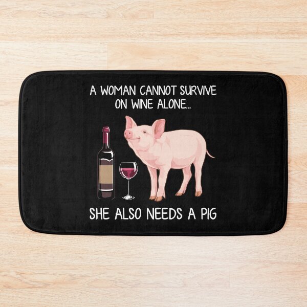 Item preview, Funny Pig and Wine designed and sold by TeeDoozy.