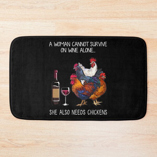 Item preview, Funny Chickens Women and wine  designed and sold by TeeDoozy.