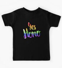 Ja, Homo Kinder T-Shirt