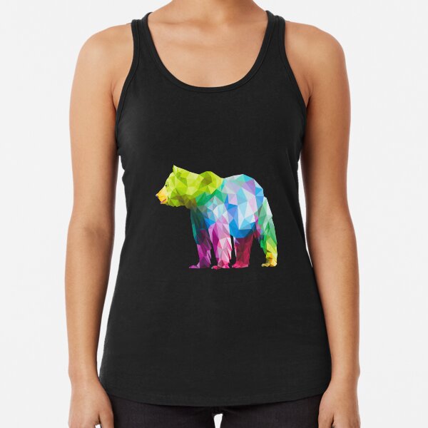 Ursa (Bear in Latin) Racerback Tank Top