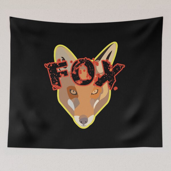 Item preview, Fox head with lettering Fox Sly Fox designed and sold by Fotogreasy.