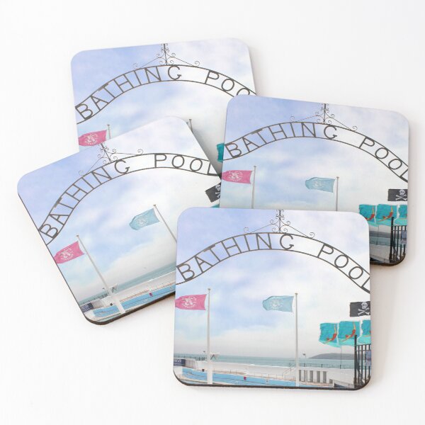 Item preview, Bathing Pool Sign Penzance designed and sold by Terri Waters Photography & Design.