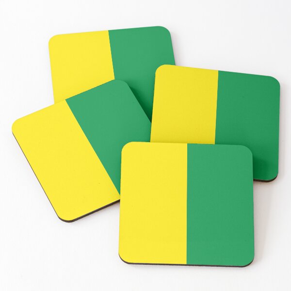 Item preview, Norwich Yellow and Green Half design designed and sold by Sporting Colour.