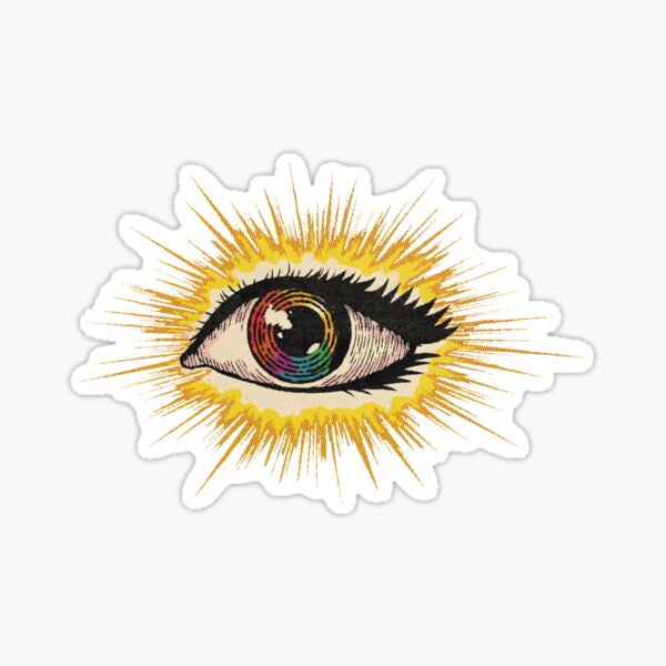 Arabellas Auge (illuminati) Sticker