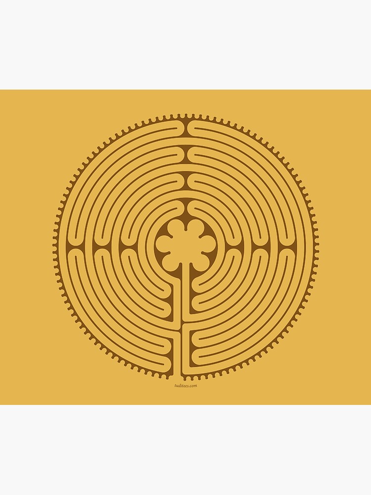 Chartres Labyrinth Shower Curtain sold by Washroom Katharine | SKU ...