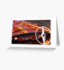 Classic Chris Craft Greeting Card