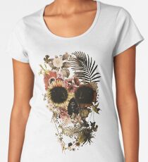 Garden Skull Light Premium Scoop T-Shirt