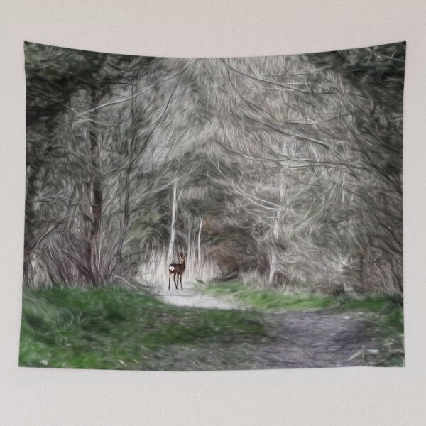Item preview, Fantasía bosque bosque animales designed and sold by HaleyRedshaw.