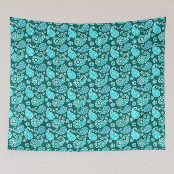 Item preview, Paisley, Turquoise, Aqua and Teal designed and sold by Marymarice.