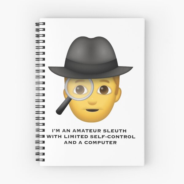 Item preview, Amateur Sleuth Emoji (M) designed and sold by PrinceBreezi.