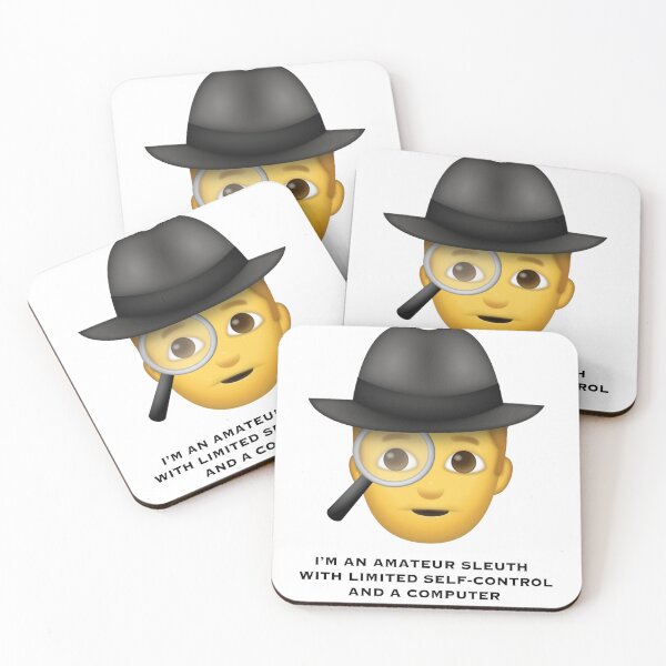 Item preview, Amateur Sleuth Emoji (M) designed and sold by PrinceBreezi.