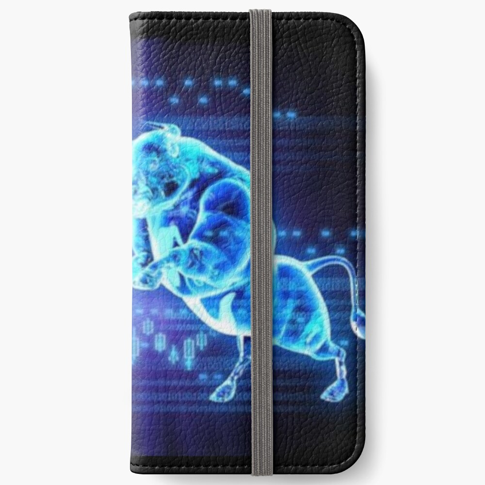 Toro e oso Fundas tarjetero para iPhone