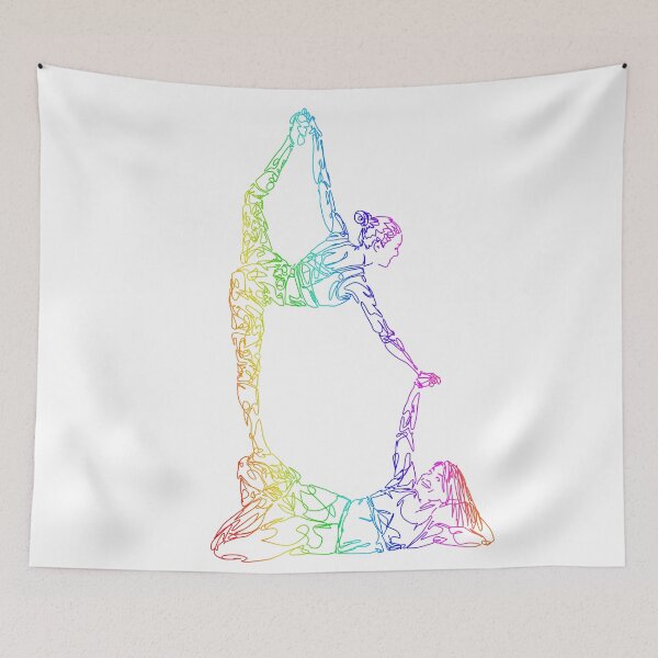Item preview, Lady Base Pride - Acro Yoga designed and sold by Krysten Hagedorn.