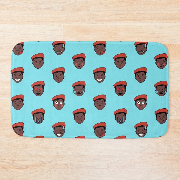 Item preview, Nesamani Emoji Pattern- Blue designed and sold by tamilkadai.