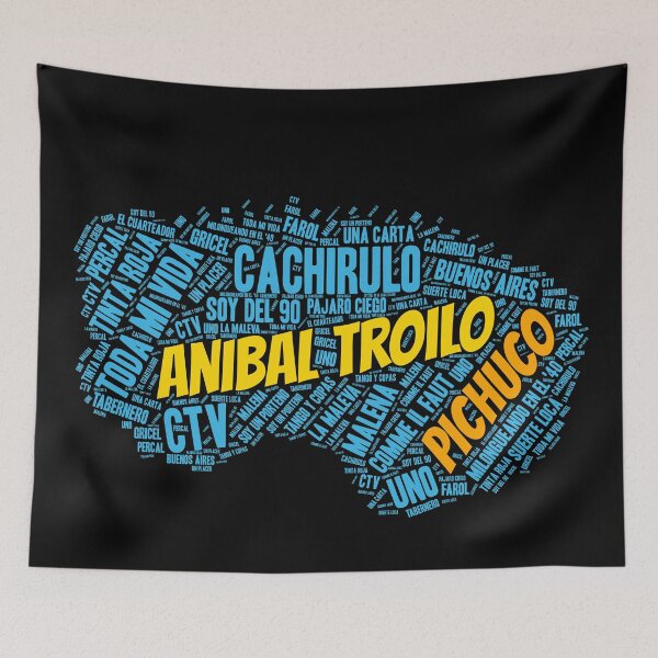 Item preview, Anibal Troilo Pichuco Bandoneon Word Art Version 1 designed and sold by infinitetango.