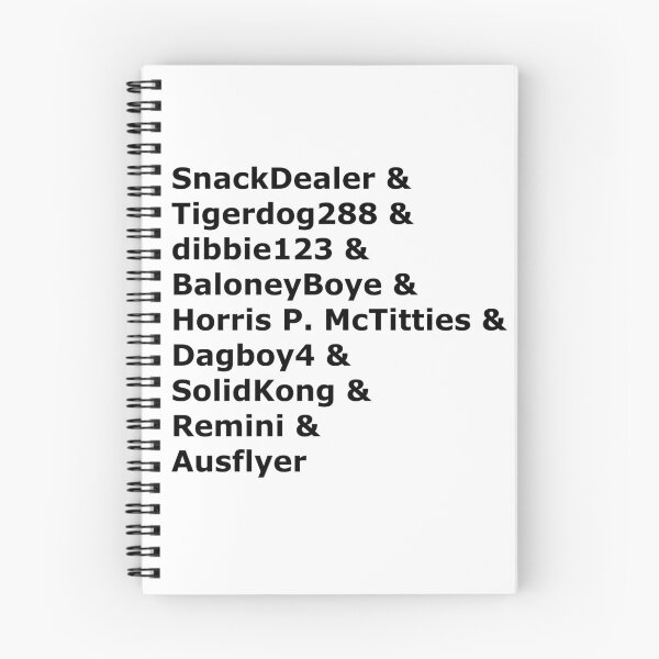 Item preview, Peddlers Clan Members List designed and sold by SnackDealer3179.