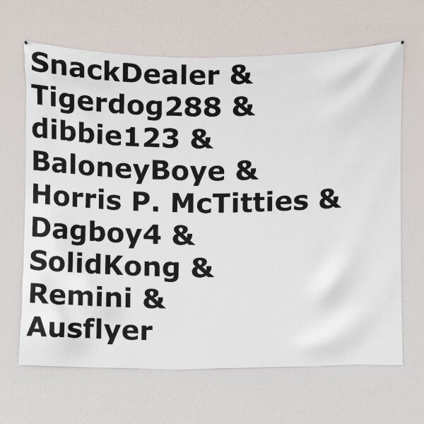 Item preview, Peddlers Clan Members List designed and sold by SnackDealer3179.