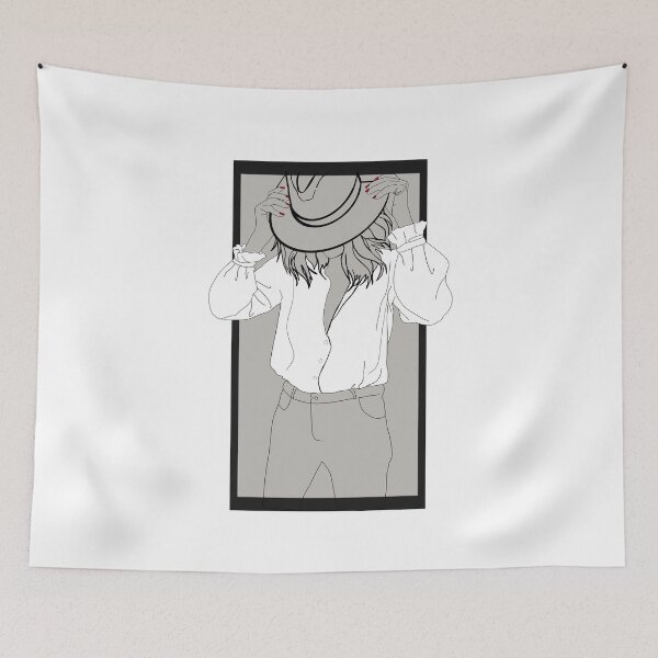Item preview, Keep your hat on, Graphic Fashion illustration. designed and sold by DebbieJoyArt.