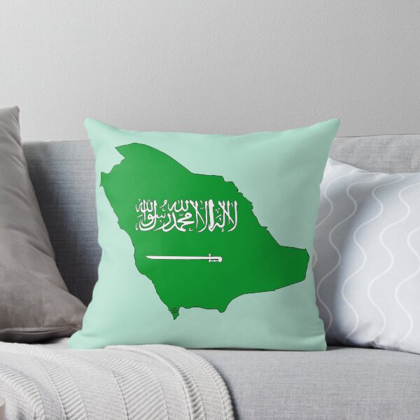 Item preview, Saudi Arabia Map With Saudi Flag designed and sold by Havocgirl.
