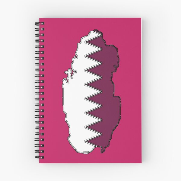 Item preview, Qatar Map With Qatari Flag designed and sold by Havocgirl.