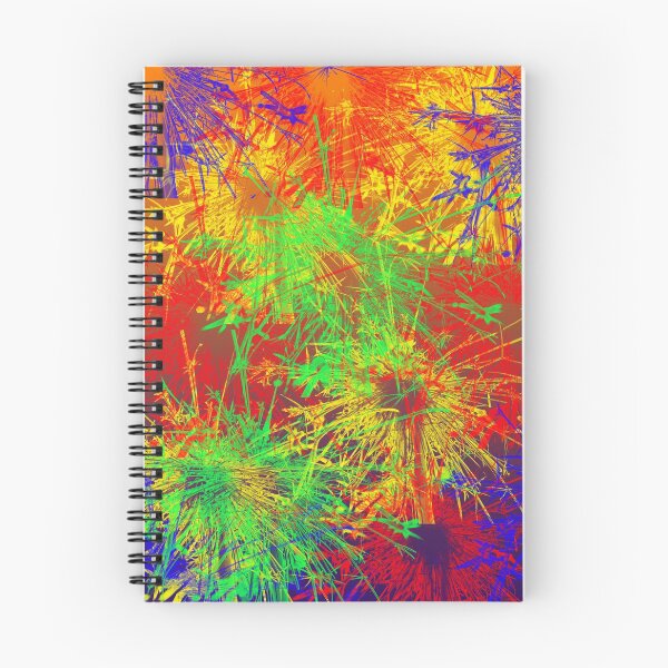 Item preview, Bright Rainbow Fire Works Star Sparkles Pattern designed and sold by TigsArts.