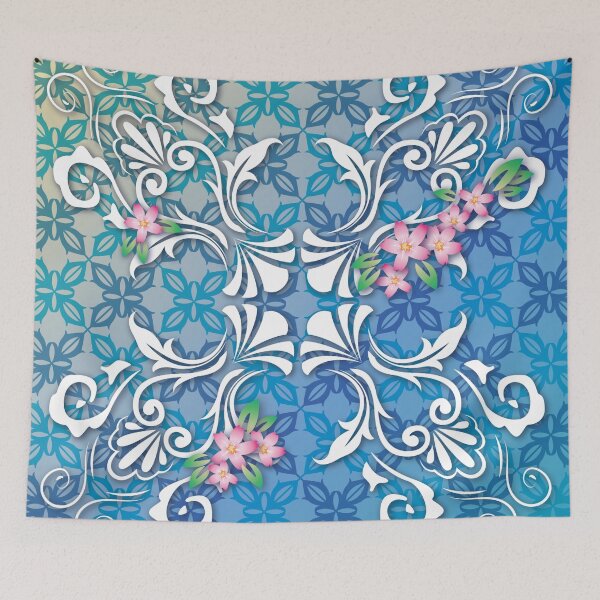 Item preview, decorative arabesque arabesques inspiration japan designed and sold by Ewandelvirh.