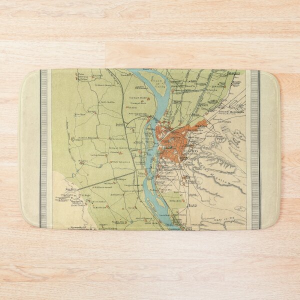 Item preview, Vintage Map of Cairo Egypt (1822) designed and sold by BravuraMedia.