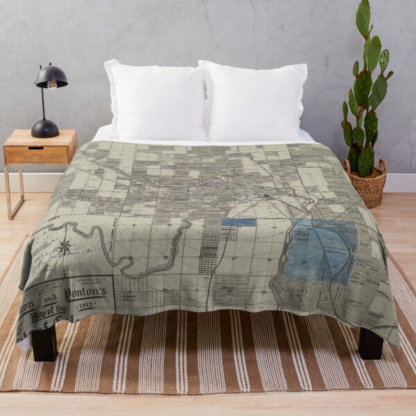 Item preview, Vintage Map of Calgary Alberta Canada (1911) designed and sold by BravuraMedia.