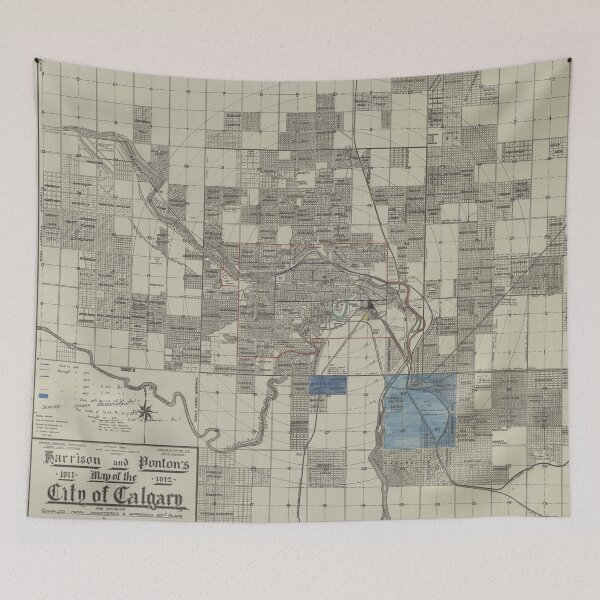 Item preview, Vintage Map of Calgary Alberta Canada (1911) designed and sold by BravuraMedia.