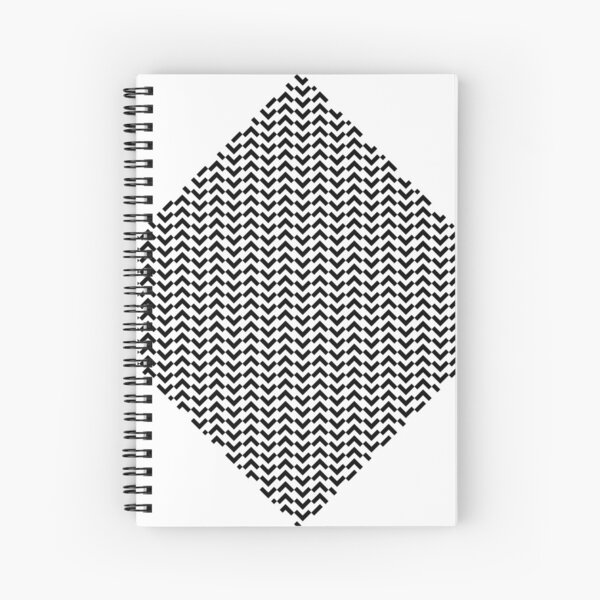 Op art - art movement, short for optical art, is a style of visual art that uses optical illusions Spiral Notebook