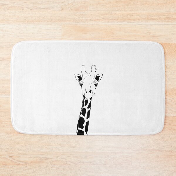 Item preview, Giraffe sketch black illustration art designed and sold by Prints Actually.