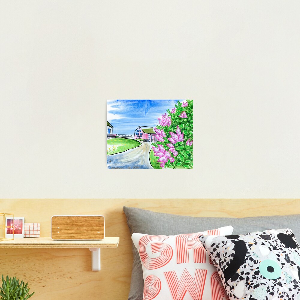 Spring Lilacs on the Farm Photographic Print