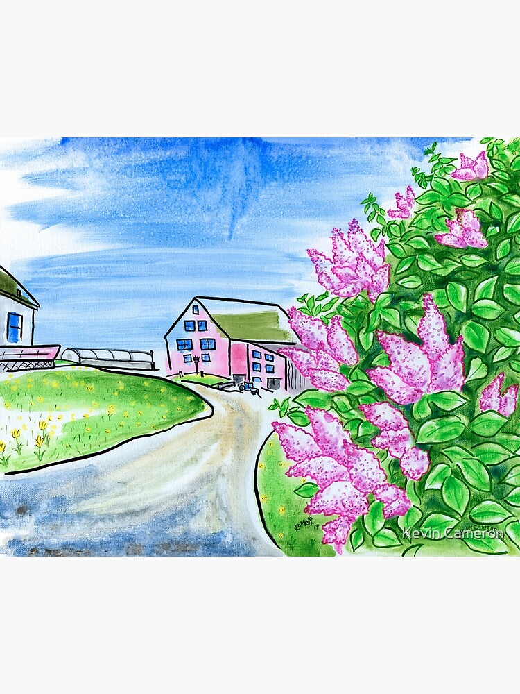 Spring Lilacs on the Farm by kevinart1