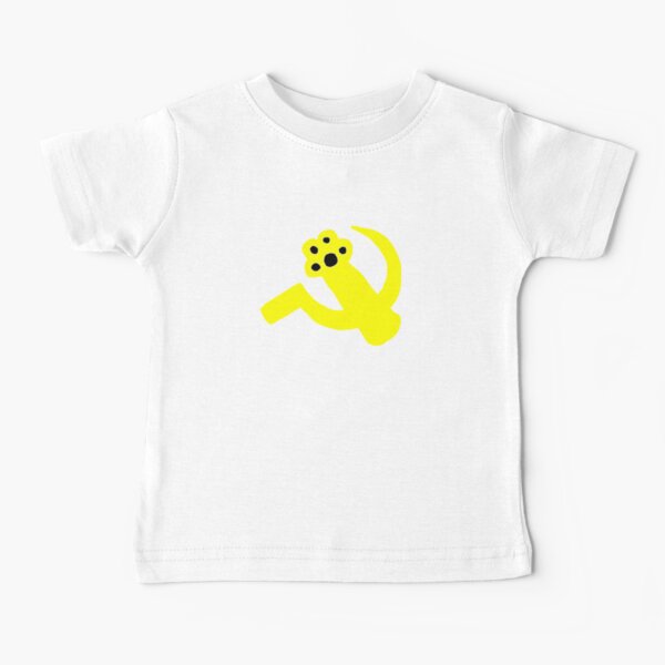 Paw & Sickle - Soviet Flag Cat Paw Baby T-Shirt