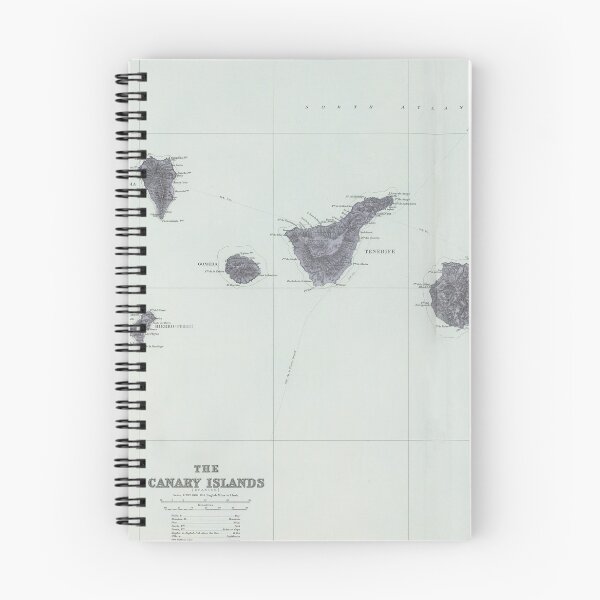 Item preview, Vintage Canary Islands Map (1904) designed and sold by BravuraMedia.