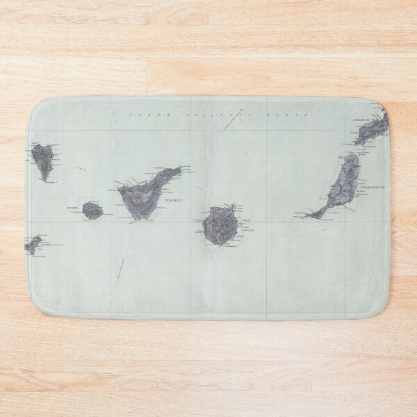 Item preview, Vintage Canary Islands Map (1904) designed and sold by BravuraMedia.