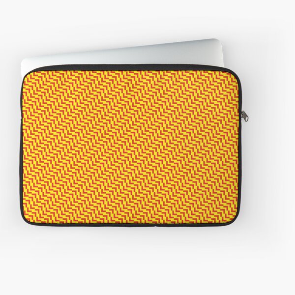 Op art - art movement, short for optical art, is a style of visual art that uses optical illusions Laptop Sleeve