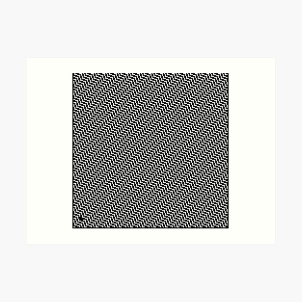 Op art - art movement, short for optical art, is a style of visual art that uses optical illusions Art Print