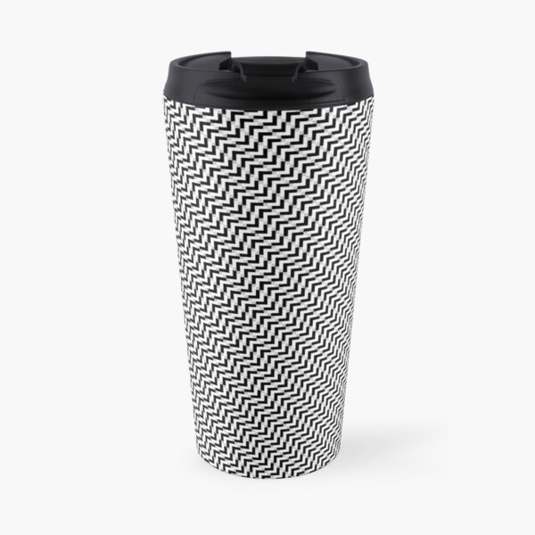 Op art - art movement, short for optical art, is a style of visual art that uses optical illusions Travel Coffee Mug