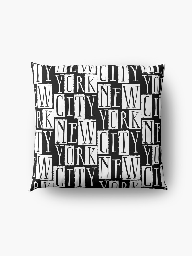Alternate view of New York City Funky Modern Design Floor Pillow