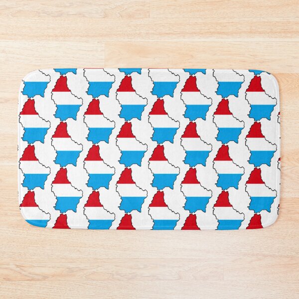 Item preview, Luxembourg Map With Flag designed and sold by Havocgirl.