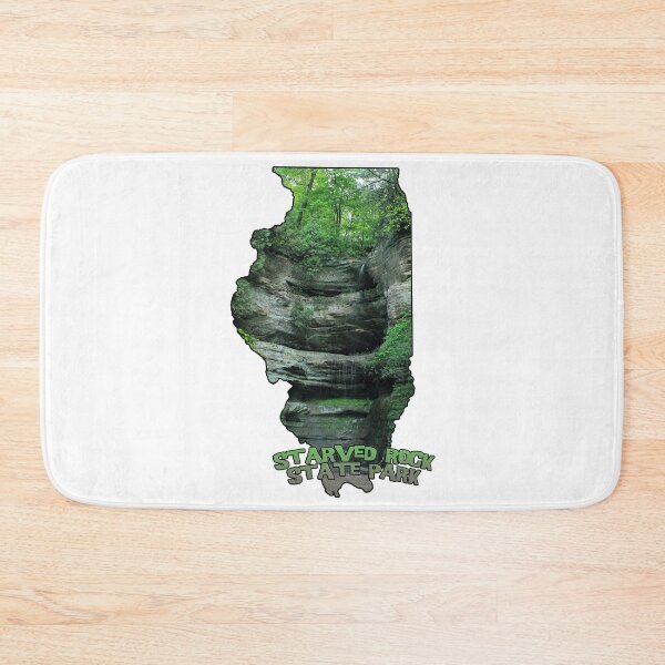 Item preview, Illinois State Outline (Starved Rock State Park) designed and sold by gorff.