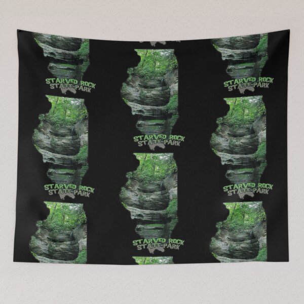 Item preview, Illinois State Outline (Starved Rock State Park) designed and sold by gorff.