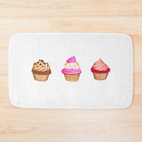 Item preview, 3 cupcakes 1 Guinea pig  designed and sold by mondesign26.