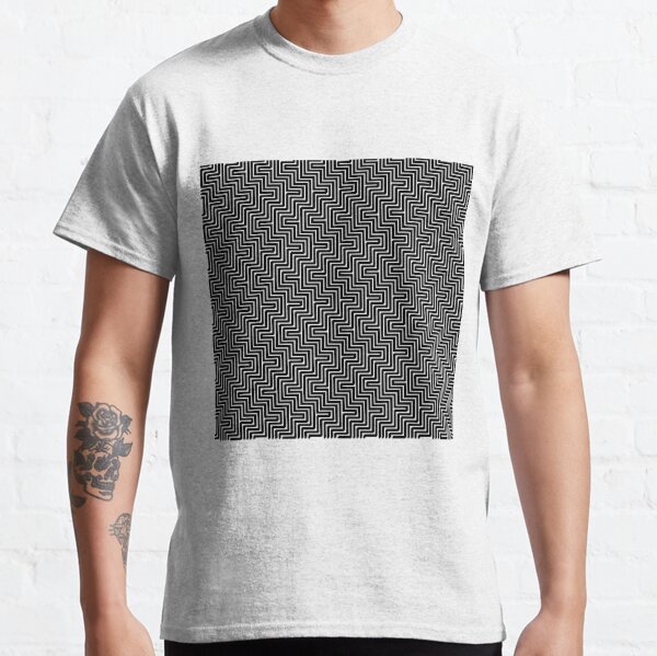 #Op #art - art movement, short for optical art, is a style of visual art that uses optical illusions #OpArt #OpticalArt Classic T-Shirt